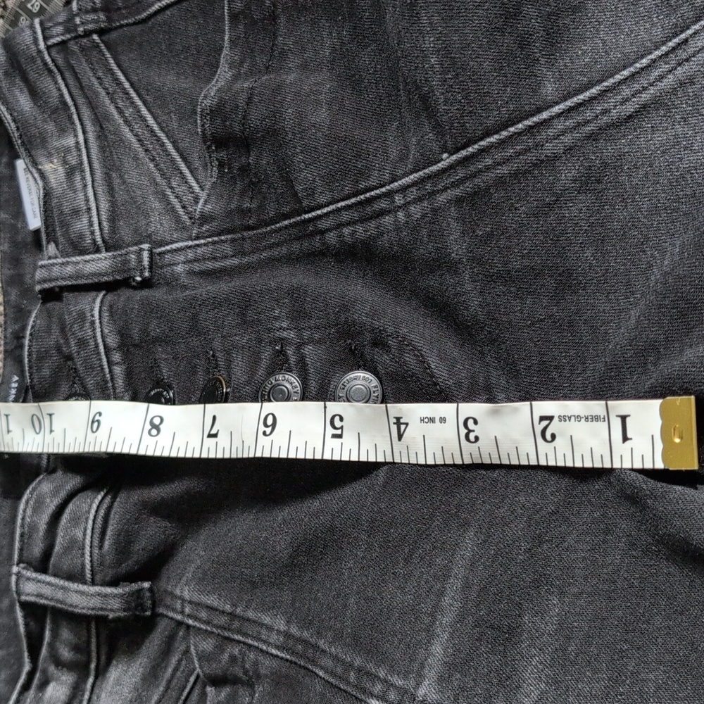 Flying Monkey Black High-Rise Flared Jeans W/Front Seam 27 - Picture 9 of 11